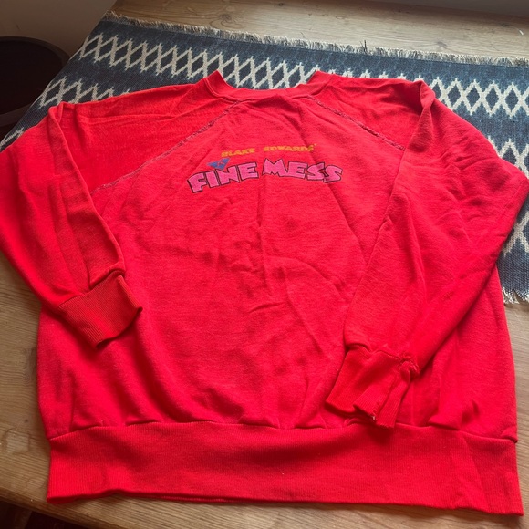Vintage 80’s A Fine Mess red promo sweatshirt - Picture 4 of 8